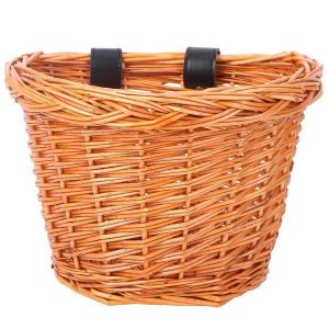 Charmant Panier De Vélo En Osier Amovible Pour Enfants - Durable, Facile À Installer, Parfait Pour Les Essentiels Et Les Aventures À Vélo Élégantes ! - Neuf