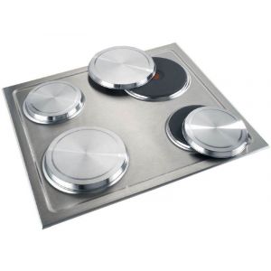 Lot De 4 Couvercles De Br&ucirc;leurs En Acier Inoxydable Pour Cuisini&egrave;res &Eacute;lectriques Et &Agrave; Gaz : 2 Petits Et 2 Grands - Neuf