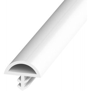 Joint de porte d'intérieur en TPE-5 m/10 m/30 m-Joint de butée de porte-Résistant au vent et à la pluie-Pour portes,fenêtres (blanc,12x5 mmx5 m) - Neuf