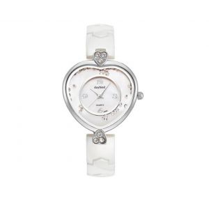 Montre À Quartz Étanche En Céramique En Forme De Coeur Pour Femme R037 - Neuf