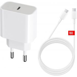 LORANKA-Chargeur Rapide Long C&acirc;ble pour Honor X5c Plus X6b X8 X6 X7 400 400 Smart Lite 400 Magic 7 V5 7 Pro V3 6 5 200 200 90 70 180 cm USB C 20W PD 3 0 - Neuf