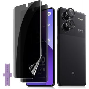 Kal-Pour Xiaomi Redmi Note 13 Pro Plus 5g Anti-Espion Protection Écran,2+1 Pièces Tpu Anti-Spy Protecteurs D'écran + Caméra Lentille Protecteur Film, Hd Anti-Empreintes Sans Bulles Privacy Tpu-Film - Neuf