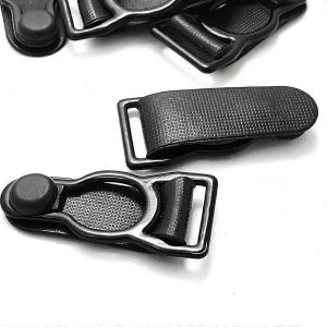 10x Jambe Jarretières Cuisse Haut Bas Porte-Jarretelles Clips Métalliques 12mm - Neuf