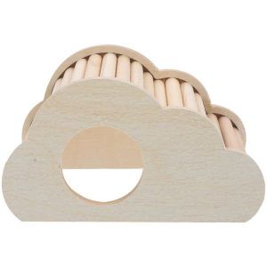 Cachette En Bois Confortable Pour Hamsters Et Cochons D'inde - Retraite Polyvalente Pour Petits Animaux, Durable Et Facile À Nettoyer, Parfaite Pour Jouer Et Dormir - Neuf