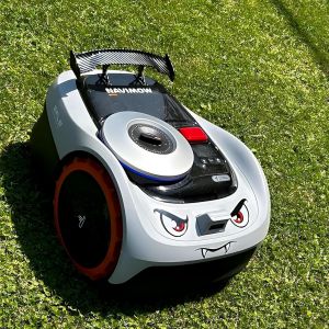 YEMAESRE-Tondeuses Robot Décoration Sets, Tuning Worx - Autocollants Pour Tondeuse Robot | Spoiler De Tondeuse Robotisée | Aileron Arrière Pour Worx M+, Navimow, Ecovacs, Gardena, Etc. Accessoires - Neuf