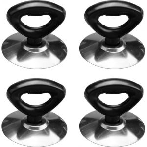 Boutons de couvercle de casserole de rechange, lot de 4, r&eacute;sistants &agrave; la chaleur et &agrave; la rouille - Neuf