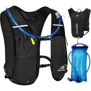 Subzonal-Gilet Hydratation Running Femme Avec Flasque Running De 500 Ml/Poche &Agrave; Eau De 2l, Sac Hydratation Running Homme L&eacute;ger 6l, Gilet Trail Pour Jogging V&eacute;lo Marathon Moto, 150 G - Neuf