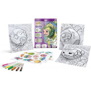 POPS-Kit d'activités 3D,pour colorier et créer des dessins 3D,Activité Créative et Cadeau pour Enfants,sujet Espace,à partir de 6 ans,04-2806 - Neuf