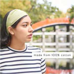 Tzf-Serre Tete Femme 100% Coton - Bandeau Cheveux Homme Bandana Tête Foulard Elastique Boho Extensible Rose - Neuf