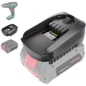 MEVRONISSHOP-Adaptateur Convertisseur 18V pour Bosch PBA Syst&egrave;me Outils Sans Fil - Compatible avec BAT609 GBA (Batterie Non Incluse) - Neuf