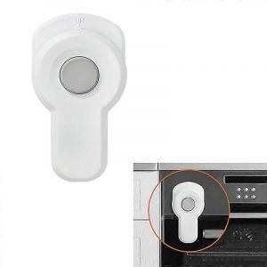 Serrure De Porte De Four Pour Bébé Pour La Cuisine Serrures De Sécurité Pour Enfants Protection Des Enfants Tiroir De Soins De Sécurité Pour Enfants Serrure D'armoire - Neuf
