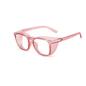 Lunettes de s&eacute;curit&eacute; antibu&eacute;e avec blocage de la lumi&egrave;re bleue - Rose - Neuf