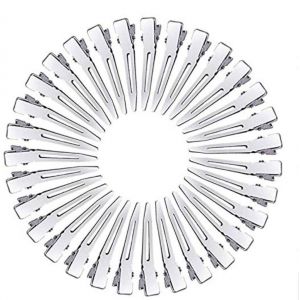Lot De 70 Pinces À Cheveux En Métal À Bec De Canard Pour Femmes, Épingles À Cheveux Argentées Pour Cheveux Longs, Pinces Crocodiles Pour Bigoudis Épais, Salon, N?uds Diy - Neuf