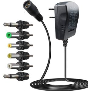 JGD-24 W Adaptateur Secteur Universel avec 6 Prises CC pour 3 V-12 V &Eacute;lectronique Domestique &iquest; 2000 mA Max - Neuf