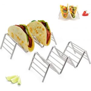 grilles à tortillas en acier inoxydable, ustensiles en acier inoxydable pour la cuisson et la conservation des tortillas, du pain et des crêpes. Idéales pour le rangement quotidien. - Neuf