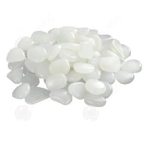 INN Pierres luminescentes 400pcs pierre lumineuse exterieur artificiels galets fluorescent décoration pour jardin allées aquarium - Neuf