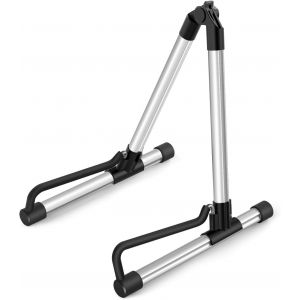Support Guitare Pliable Porte guitare universel Repose guitare pour Guitare Acoustique, Electrique, Basse Stands pour Guitares, Couleur Argent - Neuf