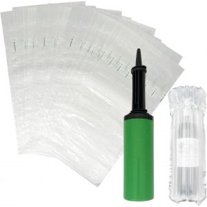 JEXNOVASHOP-50pcs Emballage Bouteille Vin Sacs Gonflables Bouteilles Prot&egrave;ge Bouteille avec Pompe, Emballage Bulle Id&eacute;al pour D&eacute;m&eacute;nagement, Protection Bouteille, L'exp&eacute;dier Article Fragile - Neuf
