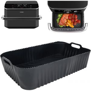 Moule Silicone Air Fryer For Cosori Air Fryer 10l Twinfry, Airfryer Accessoires Plat Silicone For Cosori Air Fryer 10l Twinfry Caf-Tf101s-Aeu Friteuse Sans Huile - Neuf