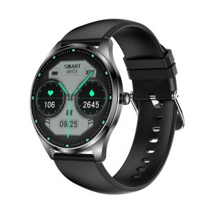 Montre Connect&eacute;e &Eacute;tanche Avec &Eacute;cran Amoled Et Appels Bluetooth Noir Yonis - Neuf