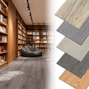 36 dalles de vinyle auto-adh&eacute;sives pour rev&ecirc;tement de sol, id&eacute;ales pour salles de bains, salons et couloirs, avec un design moderne en relief 3D imitant le bois, facile &agrave; installer. - Neuf