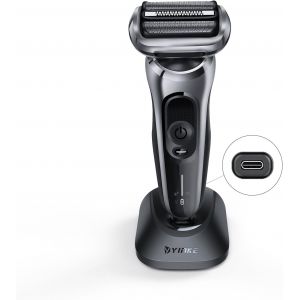Eryi-3.5v/12v Base De Recharge Pour Rasoir Électrique Braun Series 3/5/6/7/8/9 Homme,Emportez-Le En Voyage Pour Ranger De Manière Hygiénique Les Produits De Rasage Dans La Salle De Bains - Neuf