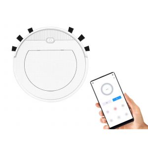Aspirateur robot avec une puissance d'aspiration de 2000 Pa et une application de contr&ocirc;le - Neuf