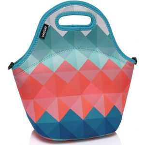 ERSHI-Sac Isotherme Repas Femme, Néoprène Lunch Bag Imperméable Sac Thermique Sac à Pique-Nique Le Déjeuner Fourre-Tout Enfant Hom[1 - Neuf