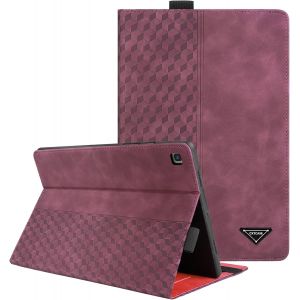 Coque Pour Samsung Galaxy Tab S5e 10.5"" 2019 (Sm-T720/T725), Tablette Housse De Protection,Cuir Pu Étui Case Pour Samsung Galaxy Tab S5e 10.5"" 2019 (Sm-T720/T725), Vin Rouge.[F3229] - Neuf