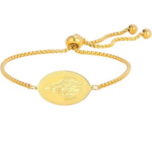 Eryi-Magnifique Bracelet De La Vierge Marie Bracelet De Prière Avec Pendentif Chapelet Religieux Bijoux De Protection De La Foi Pour Femmes Et Hommes - Neuf
