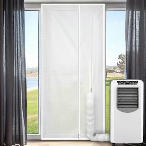 Joint de porte pour climatiseurs mobiles, 90 x 210 cm, kit de calfeutrage pour porte et fenetre de climatiseur, facile a installer, aucun percage requis pour tous les travaux - Neuf