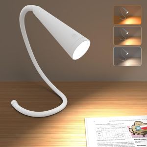 Lampe De Lecture Rechargeable Pour Le Cou, Idéale Pour Lire La Nuit, 3 Couleurs Et Intensité Variable - Neuf