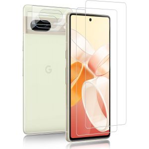 Kal-Film De Protection D'&eacute;cran En Verre Blind&eacute; Pour Google Pixel 7, 2 + 2 Pi&egrave;ces, Film De Protection D'&eacute;cran Pour Google Pixel 7, Avec Film De Protection De L'appareil Photo, Duret&eacute; 9h, Haute - Neuf