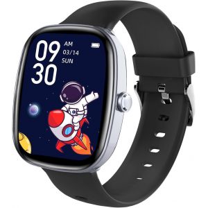 Montre Connect&eacute;e Enfants, Fitness Tracker Montre pour Enfants Filles Gar&ccedil;ons avec Podom&egrave;tre, 100 Modes Sport, Moniteur de sommeil, R&eacute;veil, Cadeau pour Gar&ccedil;ons, Filles et Adolescents 6+ (Gris Fonc&eacute;) - Neuf