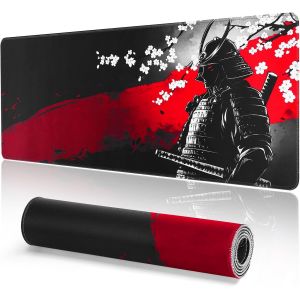 DDA-Tapis de Souris de Jeu Japonais XXL 800 x 300 mm Grand Tapis de Bureau Bords Cousus Imperméable Antidérapant pour PC, MacBook, Ordinateur Portable Améliore la précision et la Vitesse. (B17) - Neuf