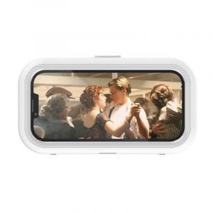 Support De T&eacute;l&eacute;phone &Eacute;tanche Pour Douche,Angle De Rotation R&eacute;glable,Support Mural T&eacute;lescopique Pour Hokitchen,Support Rapide-White- - Neuf