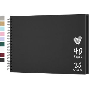 Album De Scrapbooking 28 X 20,5 Cm Avec Papier Kraft &Agrave; Couverture Rigide,Album Photo De 20 Feuilles,Album M&eacute;moire Pour Famille,Mariage.[P51] - Neuf