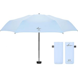 Parapluie Pliant Compact Solide Anti Uv Pour Femmes & Hommes - Neuf