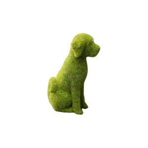 D&eacute;coration De Jardin En Peluche Repr&eacute;sentant Un Chien Assis, Pour L'int&eacute;rieur Et L'ext&eacute;rieur - Neuf