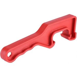 Ouvre-couvercle de bouteille Outil d'ouverture de pot de peinture Outil manuel en plastique ABS avec ouvre-bouteille,rouge (rouge) - Neuf