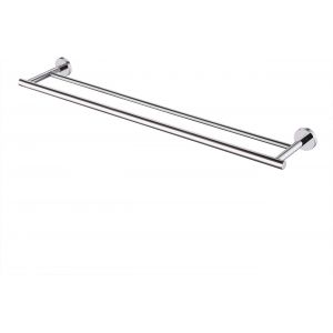 Ulteronixshop-Barre Porte-Serviettes Double Porte Serviette Salle de Bain Acier Inoxydable SUS304 Support Serviette Porte Torchon Cuisine Mural 75cm Poli, A2001S75 - Neuf