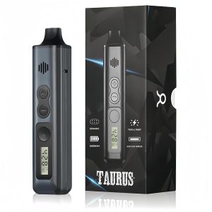 Vaporisateur Taurus Pour Herbes Sèches, Affichage Oled Et Contrôle De La Température, Chambre Chauffante En Céramique, Chauffage Rapide En 40S (Gris)[Z1562] - Neuf