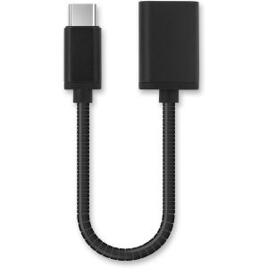 C&acirc;ble OTG pour Smartphone Compatible avec Adaptateur OTG USB C Type C C&acirc;ble USB on The Go Aluminium Noir, Brancher p&eacute;riph&eacute;riques USB - Neuf