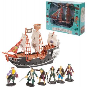 Eryi-Jouet Bateau Pirate Avec Figurines Pirate Pour Enfants - Cadeau Anniversaire & De Noël Pour Garçons - Neuf