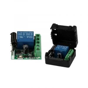 DC 12V 1CH 433MHz Télécommande sans fil universelle Commutateur Récepteur de relais RF 433 MHz Module de bouton d'émetteur Kit de bricolage - Neuf