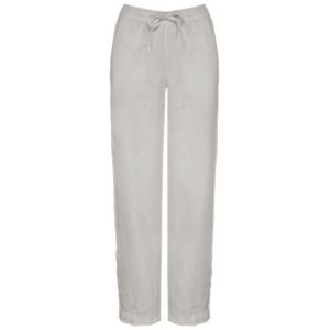 Pantalon En Lin - Femme - Pats733 - Blanc - Neuf