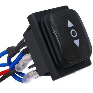 Interrupteur a bascule momentane a polarite inversee, actionneur de moteur de commande etanche, 6 broches, 3 positions - Neuf