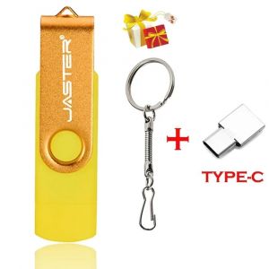 ORE-Clé USB 3 en 1 OTG Haute Vitesse Pen Drive 64GB 32GB Adaptateur TYPE-C Cadeau 16GB 8GB Clé Micro USB Rouge Stockage Externe 4 GB-Yellow-32GB - Neuf