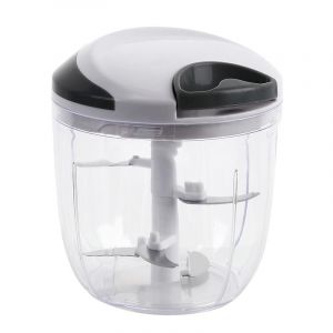 Hachoir manuel 900 ml, 5 lames, hachoir &agrave; oignons manuel, mixeur plongeant manuel pour l&eacute;gumes, viande, ail, aliments pour b&eacute;b&eacute;s - Neuf