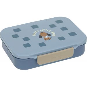 Bo&icirc;te &Agrave; Sandwich Pour Enfants Bo&icirc;te &Agrave; Petit-D&eacute;jeuner Sans Bpa Avec S&eacute;parateur Amovible/Bento-Lunchbox Pattern Party Blue/Green - Neuf